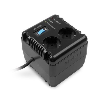    SVEN Stabilizer VR-L 600, Relay, 200W, 184-285v SV-014865