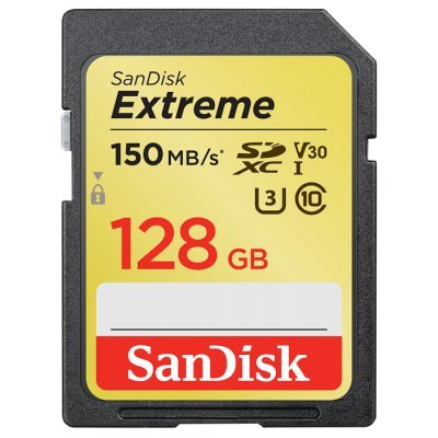    Sandisk 128GB SDXC Class 10 V30 UHS-I U3 Extreme 150MB/s SDSDXV5-128G-GNCIN