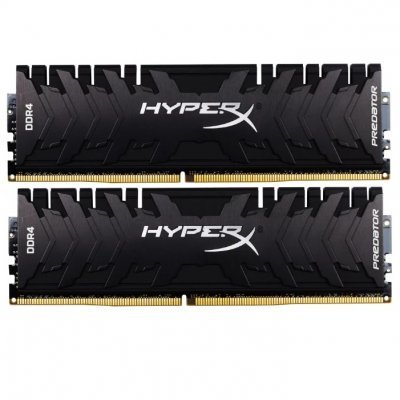 Фото Модуль оперативной памяти ПК Kingston 16GB (Kit of 2) 3200MHz DDR4 CL16 DIMM XMP HyperX Predator RGB (HX432C16PB3AK2/16)