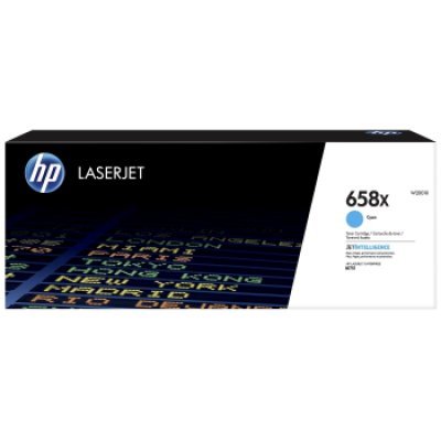 Фото Тонер-картридж для лазерных аппаратов HP 658X лазерный голубой повышенной ёмкости (28000 стр)