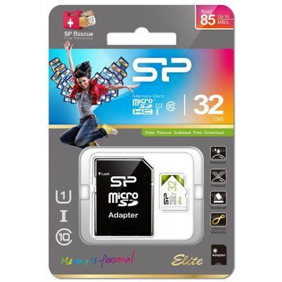    Silicon Power 32GB microSD Elite microSDHC Class 10 UHS-I (SD )