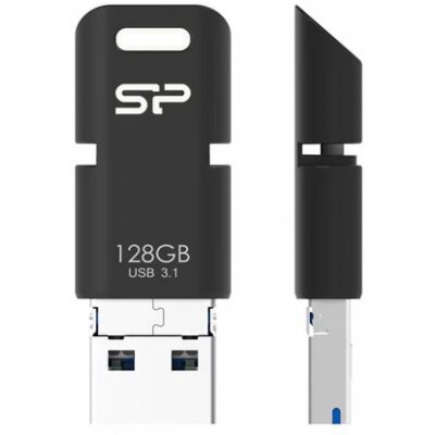  USB  Silicon Power 128Gb Mobile C50, OTG, USB 3.1/Type-C/MicroUSB, 