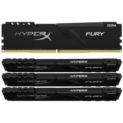      Kingston 64GB (Kit of 4) DDR4 3000MHz CL15 DIMM HyperX FURY Black HX430C15FB3K4/64