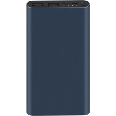 Фото Внешний аккумулятор для портативных устройств Xiaomi Mi Power Bank 3 PLM13ZM Li-Pol 10000mAh 3A+2.4A+2A черный 1xUSB / VXN4274GL