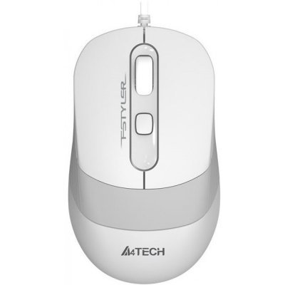 Фото Мышь A4Tech A4 Fstyler FM10 белый/серый оптическая (1600dpi) USB (4but)