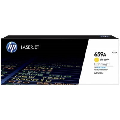 Фото Тонер-картридж для лазерных аппаратов HP 659A (W2012A) для HP CLJ Enterprise M776/M856 (13 000 стр.), желтый