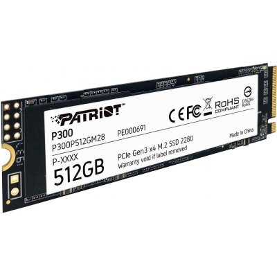   SSD Patriot M.2 2280 512GB QLC P300P512GM28