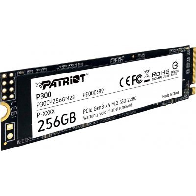   SSD Patriot PCI-E x4 256Gb P300P256GM28 P300 M.2 2280 (<span style="color:#f4a944"></span>)