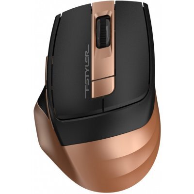 Фото Мышь A4Tech A4 Fstyler FG35 золотистый/черный оптическая (2000dpi) беспроводная USB (6but)