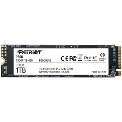   SSD Patriot PCI-E x4 1Tb P300P1TBM28 P300 M.2 2280