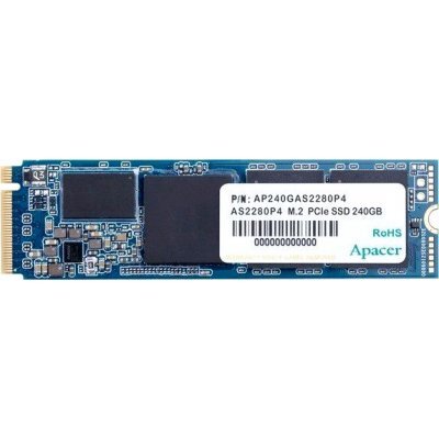   SSD Apacer AS2280P4 240Gb M.2 PCIe Gen3x4 MTBF 1.5M, 3D TLC, Retail (AP240GAS2280P4-1)