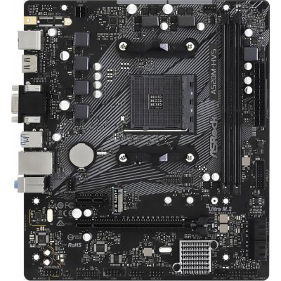     ASRock A520M-HVS Soc-AM4 AMD A520 2xDDR4 mATX AC`97 8ch(7.1) GbLAN RAID+VGA+HDMI