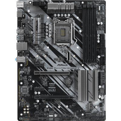     ASRock Z490 PHANTOM GAMING 4 Soc-1200 Intel Z490 4xDDR4 ATX AC`97 8ch(7.1) GbLAN RAID+HDMI