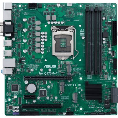    ASUS PRO Q470M-C/CSM Soc-1200 Intel Q470 4xDDR4 mATX AC`97 8ch(7.1) GbLAN RAID+VGA+HDMI+DP