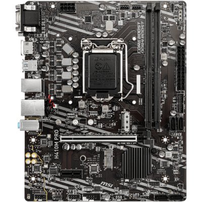     MSI H410M PRO Soc-1200 Intel H410 2xDDR4 mATX AC`97 8ch(7.1) GbLAN+VGA+DVI+HDMI