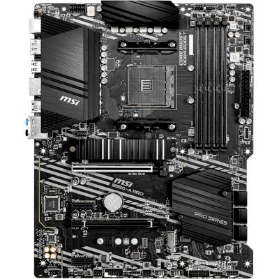     MSI B550-A PRO Soc-AM4 AMD B550 4xDDR4 ATX AC`97 8ch(7.1) GbLAN RAID+HDMI+DP