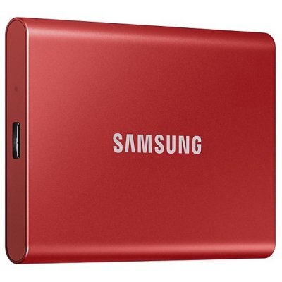 Фото Накопитель SSD Samsung SSD Samsung T7 External 2Tb (2048GB) RED TOUCH USB 3.2 (MU-PC2T0R/WW)