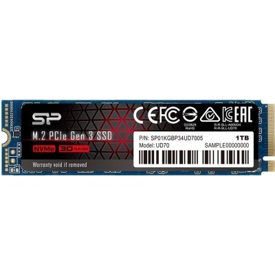   SSD Silicon Power UD70 1Tb PCIe Gen3x4 M.2 PCI-Express (PCIe) SP01KGBP34UD7005