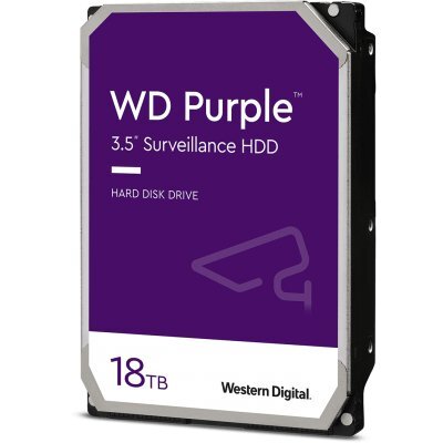 Фото Жесткий диск ПК Western Digital Original SATA-III 18Tb WD180PURZ Video Purple (7200rpm) 512Mb 3.5"