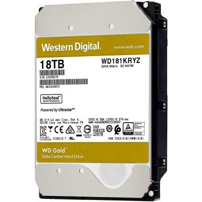     Western Digital HDD SATA-III 18Tb GOLD WD181KRYZ