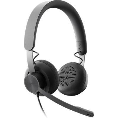    Logitech Headset Zone Wired UC Graphite (981-000875)