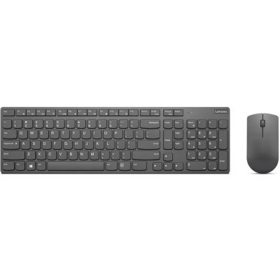 Фото Комплект клавиатура+мышь Lenovo Combo Professional клав:черный мышь:черный USB беспроводная slim 4X30T25796