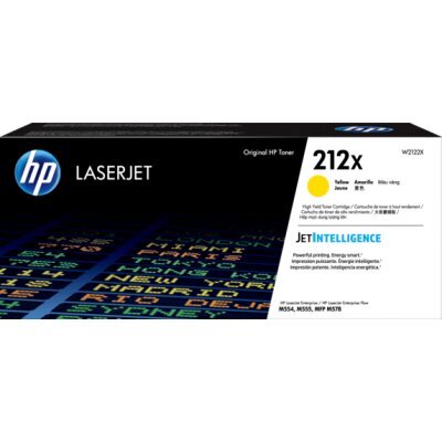 Фото Тонер-картридж для лазерных аппаратов HP 212X для CLJ Enterprise M554/M555/M578 , желтый ( 10 000 стр.)