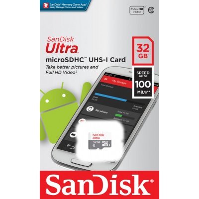    Sandisk 32GB microSD Class 10 UHS-I (SDSQUNR-032G-GN3MN)