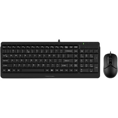 Фото Комплект клавиатура+мышь A4Tech Fstyler F1512 клав:черный мышь:черный USB