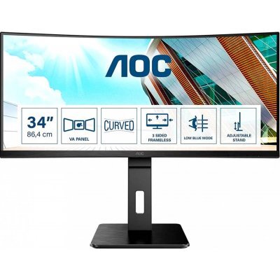   AOC 34" CU34P2A Curved