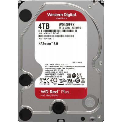 Фото Жесткий диск ПК Western Digital HDD SATA-III 4Tb NAS Red Plus WD40EFZX
