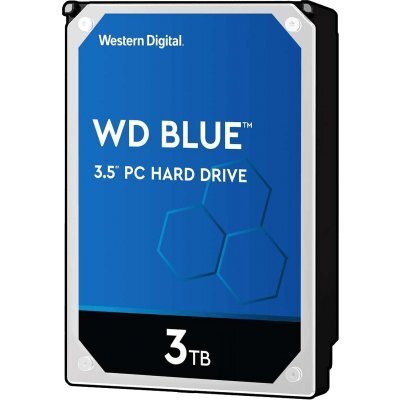 Фото Жесткий диск ПК Western Digital Original SATA-III 3Tb WD30EZAZ Blue (5400rpm) 256Mb 3.5"