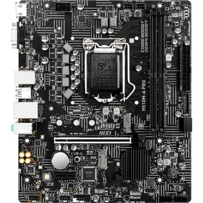     MSI H510M-A PRO Soc-1200 Intel H510 2xDDR4 mATX AC`97 8ch(7.1) GbLAN+VGA+HDMI