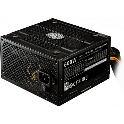     CoolerMaster Cooler Master ATX 600W Elite V4 80+ (24+4+4pin) APFC 120mm fan 5xSATA RTL (MPE-6001-ACABN-EU)