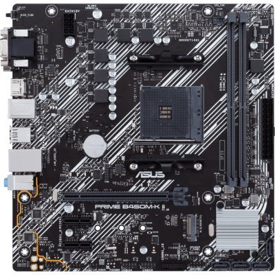 Фото Материнская плата ПК ASUS PRIME B450M-K II