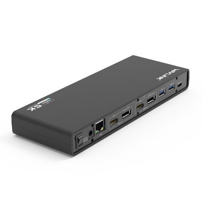 Фото Док-станция для ноутбука WavLink Docking Station USB-C&USB3.0 Ultra 5K(Dual 4K) Universal (WL-UG69DK1)