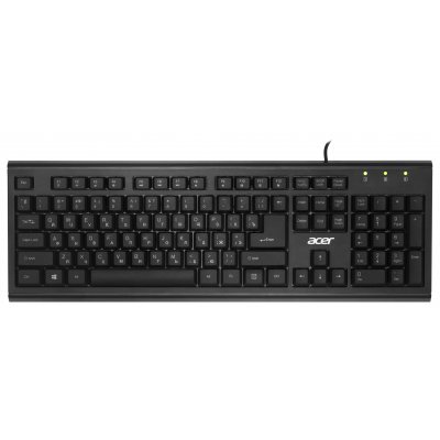 Фото Клавиатура Acer OKW120 черный USB (ZL.KBDEE.006)