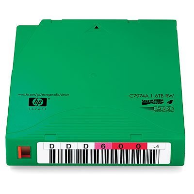   HP Ultrium LTO4 1.6TB bar code labeled cartridge 20 pack (C7974AN)