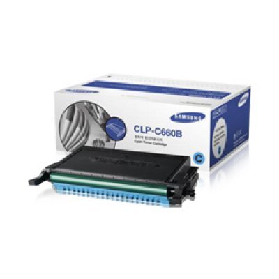 Фото Принт-Картридж голубой повышен. емкости Samsung CLP-C660B для CLP-610ND/660N/660ND / CLX-6210FX/6200FX/6200ND/6240FX