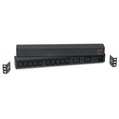     APC Rack PDU, Basic, 1U, 16A, 208/230V, (10)C13 & (2)C19 out; C20 in