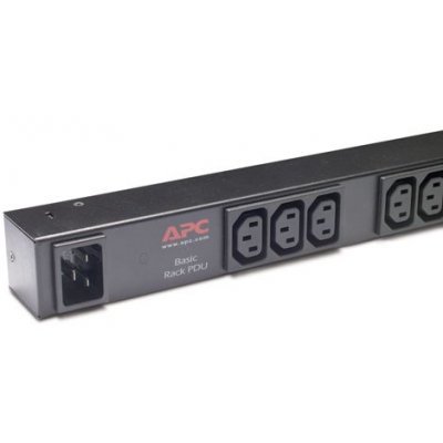     APC Rack PDU, Basic, Zero U, 16A, 208/230V, (15) C13 out; C20 in