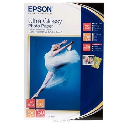 Фото Бумага (C13S041943) EPSON Ultra Glossy Photo Paper (10x15)