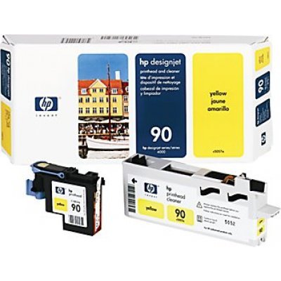 Фото Печатающая головка HP № 90 (C5057A) желтая