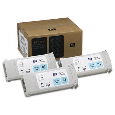   HP No 81 - 3 Multipack  DesignJet 5000/5500 680