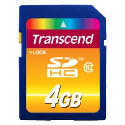    Transcend 4Gb SDHC Class 10 TS4GSDHC10