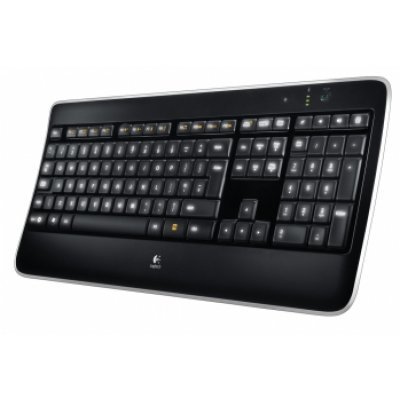 Фото Клавиатура Logitech Wireless Illuminated Keyboard K800 черная (920-002395)
