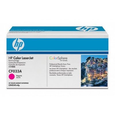 Фото Картридж HP (CF033A) пурпурный для CM4540