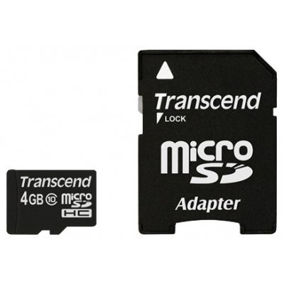    Transcend 4Gb microSDHC Class 10 / TS4GUSDHC10