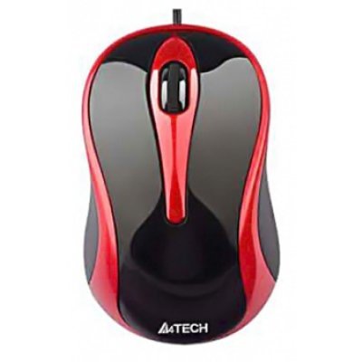   A4Tech N-350-2 V-Track Padless Black-Red