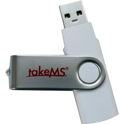   32Gb takeMS MEM-Drive 2.0 Mini RUBBER White ()